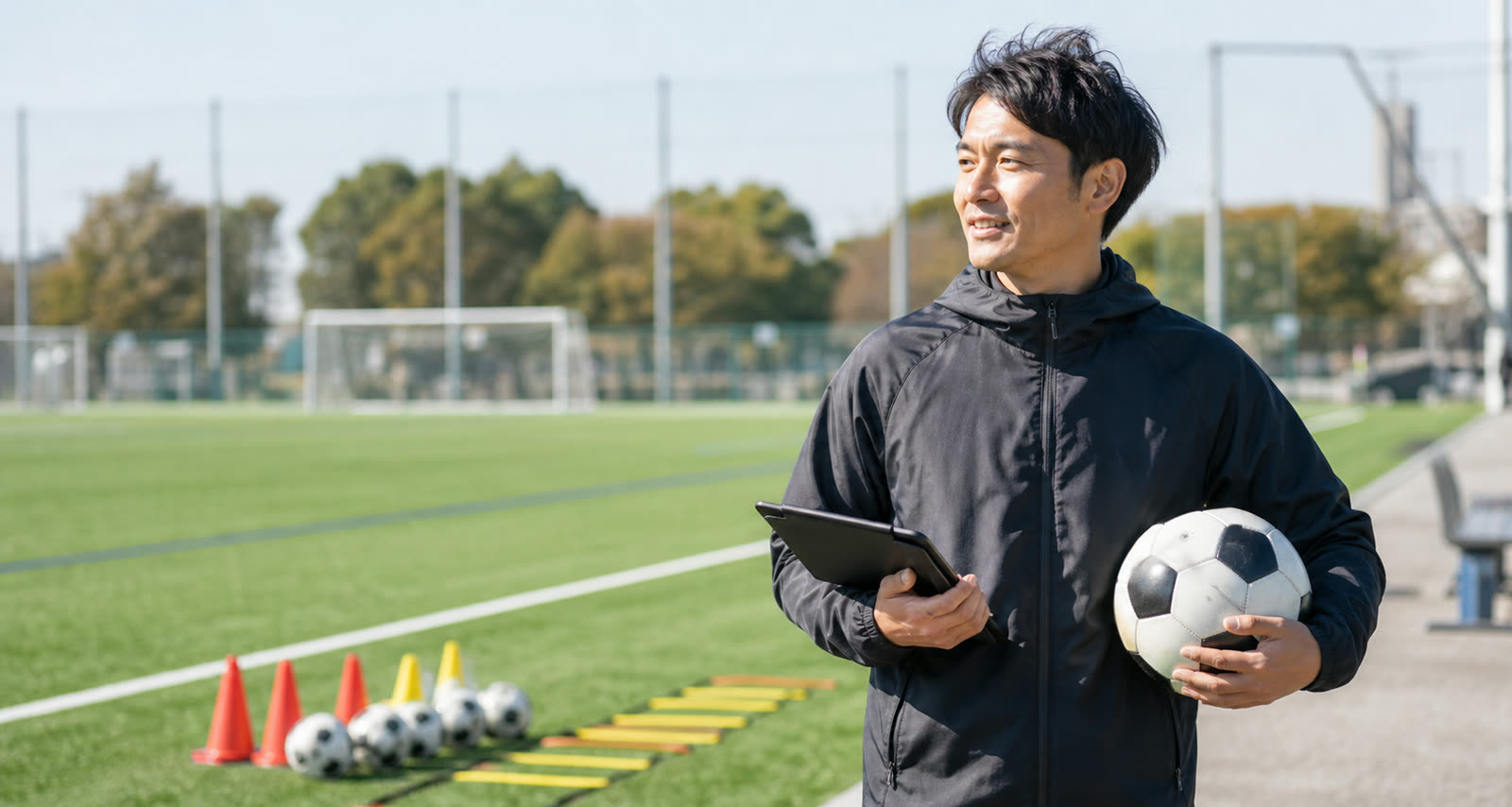 サッカーコーチ登録のイメージ